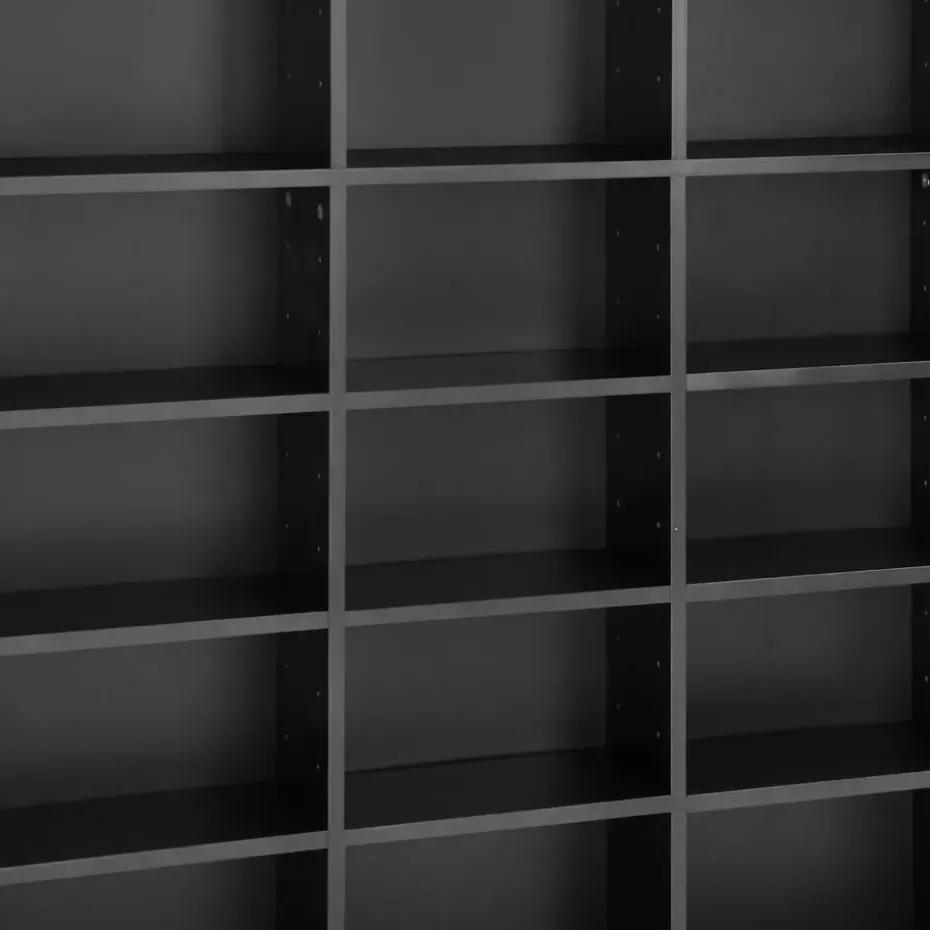 tectake Kast Christel 180x102x23,5cm, Zwart