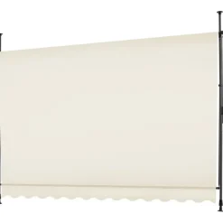 tectake Klemluifel met zwengel, in hoogte verstelbaar, Beige