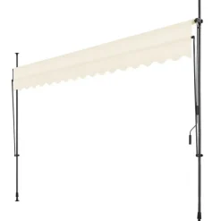 tectake Klemluifel met zwengel, in hoogte verstelbaar, Beige