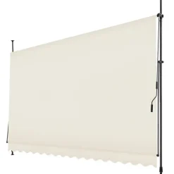 tectake Klemluifel met zwengel, in hoogte verstelbaar, Beige