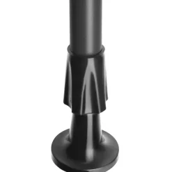 tectake Klemluifel met zwengel, in hoogte verstelbaar, Zwart / Grijs