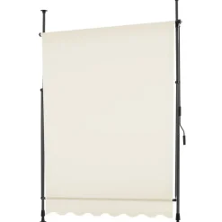 tectake Klemluifel met zwengel, in hoogte verstelbaar, Beige