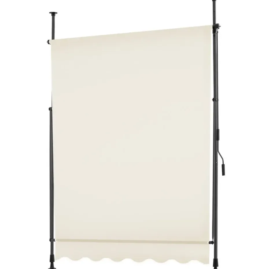 tectake Klemluifel met zwengel, in hoogte verstelbaar, Beige