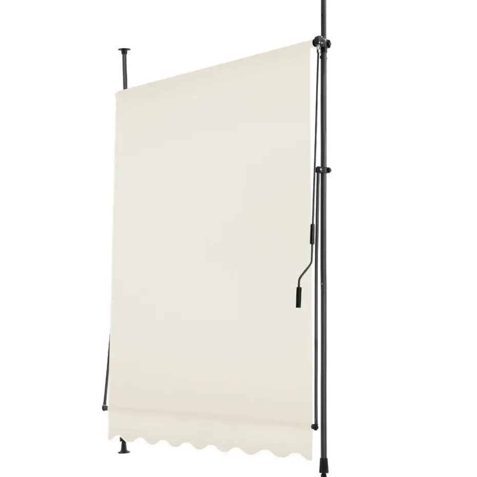 tectake Klemluifel met zwengel, in hoogte verstelbaar, Beige