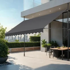 tectake Klemluifel met zwengel, in hoogte verstelbaar, Zwart / Grijs