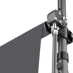 tectake Klemluifel met zwengel, in hoogte verstelbaar, Zwart / Grijs