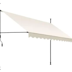tectake Klemluifel met zwengel, in hoogte verstelbaar, Beige