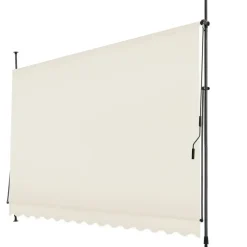 tectake Klemluifel met zwengel, in hoogte verstelbaar, Beige