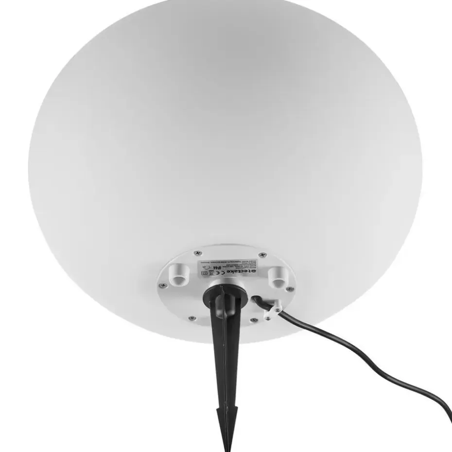 tectake Kogellamp Luminous Eye, LED, met afstandsbediening, Wit