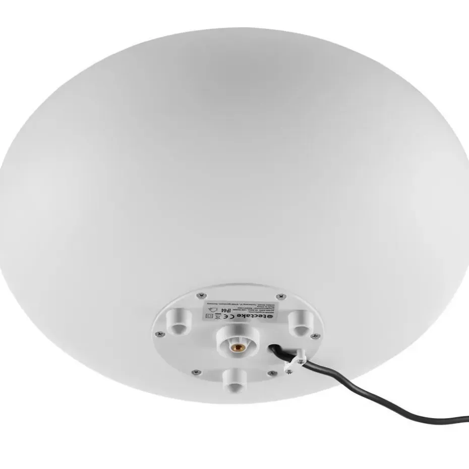 tectake Kogellamp Luminous Eye, LED, met afstandsbediening, Wit