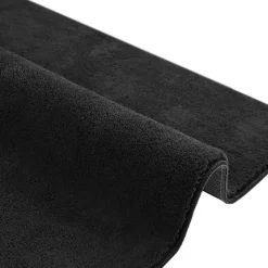 tectake® Kortpolig vloerkleed Soft Zone 160 x 230 cm - Zwart