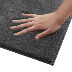 tectake® Kortpolig vloerkleed Soft Zone 160 x 230 cm - Antraciet