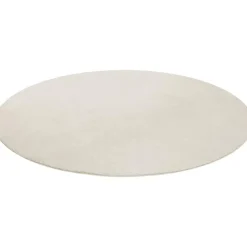 tectake® Kortpolig vloerkleed Soft Zone Ø 120 cm - Crème