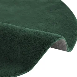 tectake® Kortpolig vloerkleed Soft Zone Ø 120 cm - Groen