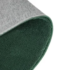 tectake® Kortpolig vloerkleed Soft Zone Ø 120 cm - Groen