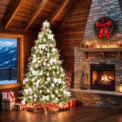 tectake Kunstkerstboom Blitzen, 180 cm, spuitgietnaalden, Groen