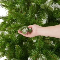 tectake Kunstkerstboom Blitzen, 180 cm, spuitgietnaalden, Groen