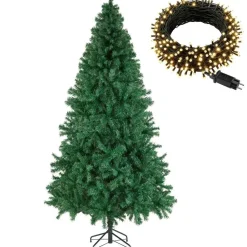 tectake Kunstkerstboom Dasher, natuurgetrouwe uitstraling, Groen