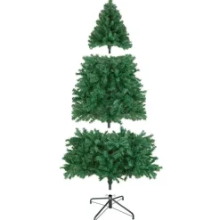 tectake Kunstkerstboom Dasher, natuurgetrouwe uitstraling, Groen