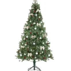 tectake Kunstkerstboom Dancer met spuitgietnaalden, Groen