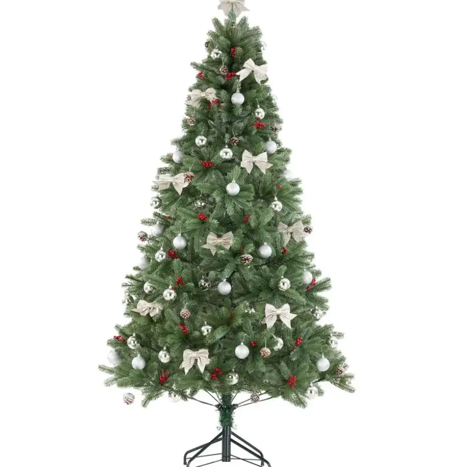 tectake Kunstkerstboom Dancer met spuitgietnaalden, Groen