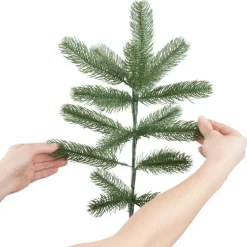 tectake Kunstkerstboom Dancer met spuitgietnaalden, Groen