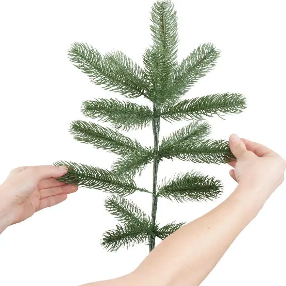 tectake Kunstkerstboom Dancer met spuitgietnaalden, Groen