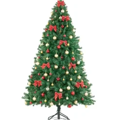 tectake Kunstkerstboom Dasher, natuurgetrouwe uitstraling, Groen