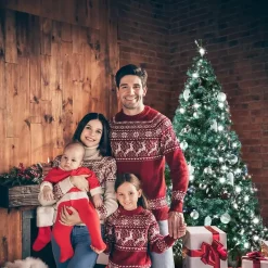 tectake Kunstkerstboom met dennenappels en metalen standaard 180cm, Groen