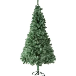 tectake Kunstkerstboom met groene metalen standaard , Groen