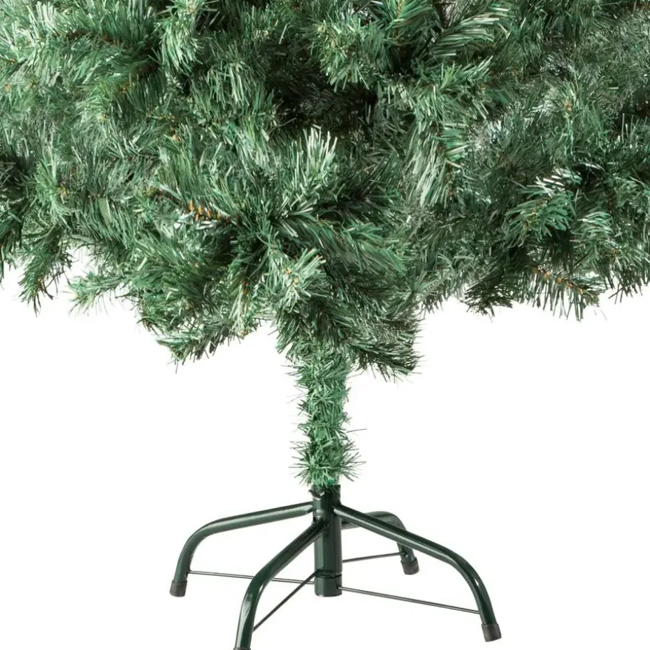 tectake Kunstkerstboom met groene metalen standaard , Groen
