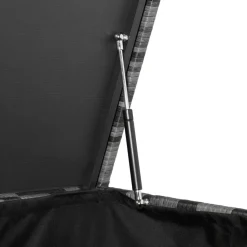 tectake Kussenbox Oslo met aluminium frame 145x82,5x79,5cm, Grijs