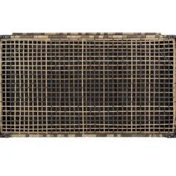 tectake Kussenbox Oslo met aluminium frame 145x82,5x79,5cm, Natuur