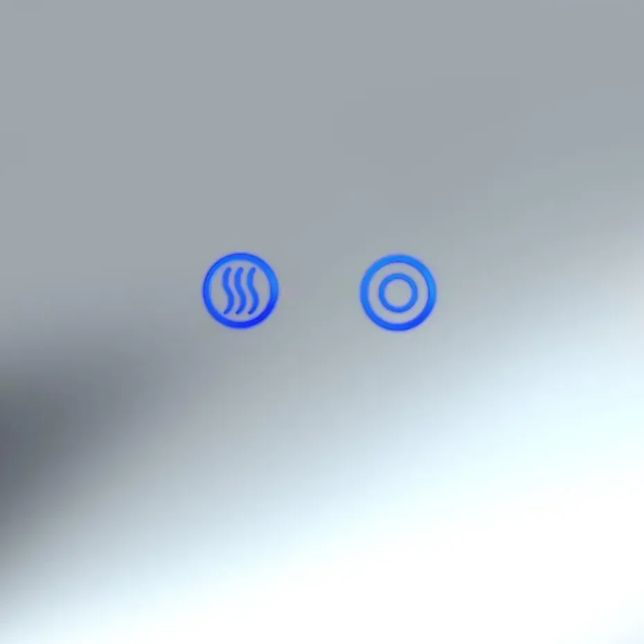 tectake LED-badkamerspiegel Aurora, dimbaar, met 3 lichtkleuren, Wit