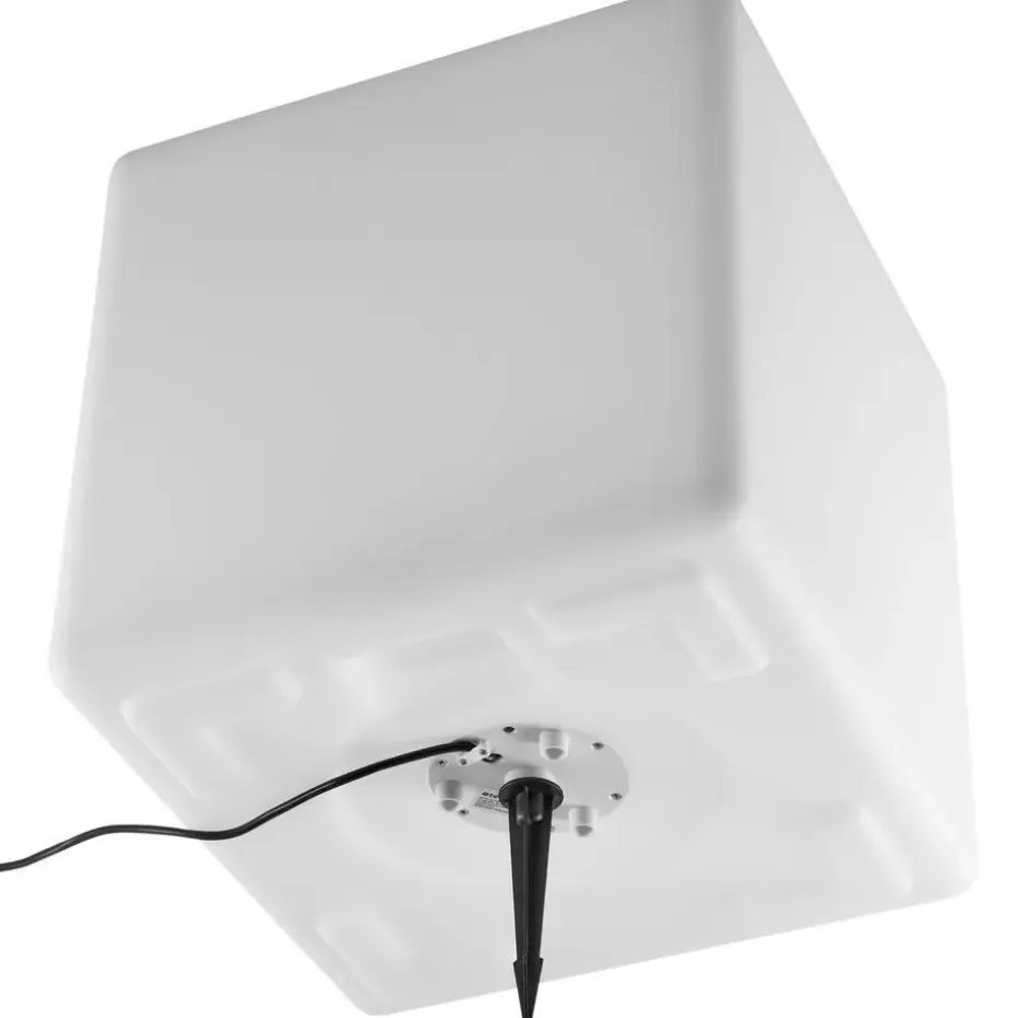 tectake Lichtkubus Luminous Cube, LED, met afstandsbediening, Wit