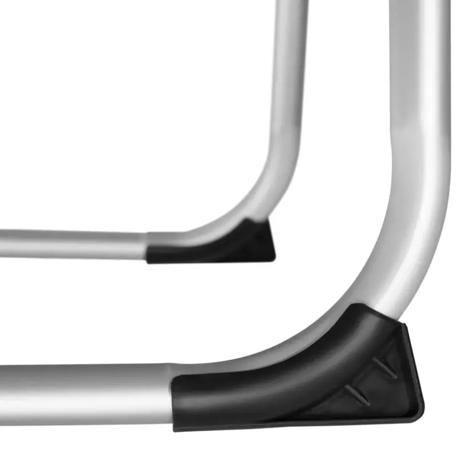 tectake Ligbed Aurelie van aluminium, 6 niveaus, Blauw