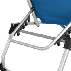 tectake Ligbed Aurelie van aluminium, 6 niveaus, Blauw