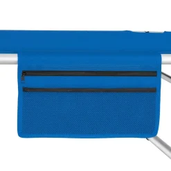 tectake Ligbed Aurelie van aluminium, 6 niveaus, Blauw