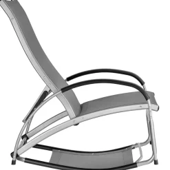 tectake Ligbed Avignon, 2in1 functie, verstelbare rugleuning, Antraciet