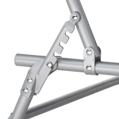 tectake Ligbed Chloé 4-niveaus, hoofdkussen en tas, Zwart