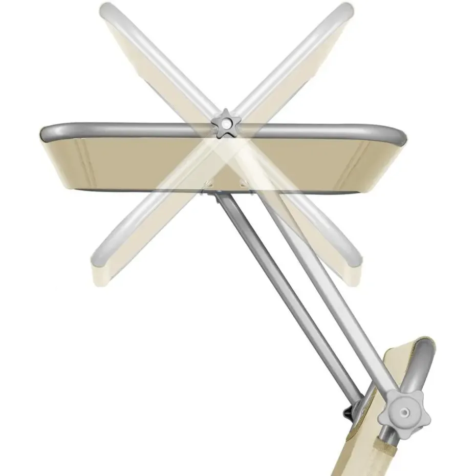 tectake Ligbed met 4 standen, Beige