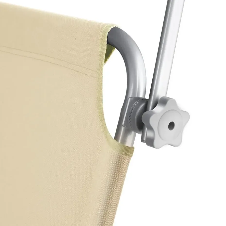 tectake Ligbed met 4 standen, Beige