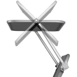 tectake Ligbed met 4 standen, Grijs