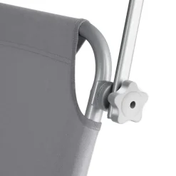 tectake Ligbed met 4 standen, Grijs