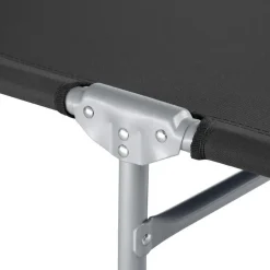 tectake Ligbed met 4 standen, Zwart