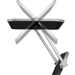 tectake Ligbed met 4 standen, Zwart