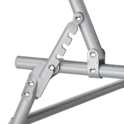 tectake Ligbed met 4 standen, Zwart