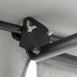 tectake Ligbed voor 2 personen, Zwart / Grijs