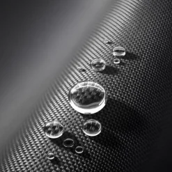 tectake Ligstoel Cloud II met zonnekap, opvouwbaar, Zwart