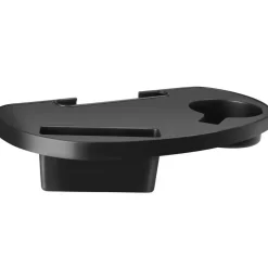 tectake Ligstoel Cloud II met zonnekap, opvouwbaar, Zwart